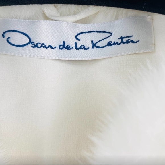 Oscar De La Renta Kid's White Mink Fur Shrug Cape Wedding Formal - Picture 3 of 3